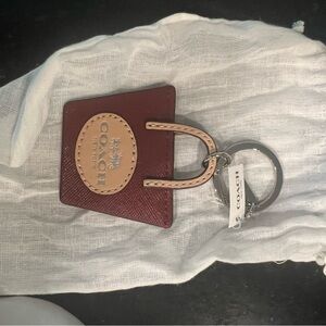 Coach Brown Keychain Accessory
